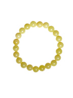 Lemon Jade Stone Stretch Bracelet B2048-8MM