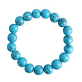 Composed Turquoise Howlite Stretch Bracelet B2049-12MM