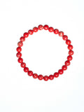 Composed Red Emperor Stretch Bracelet B2057-6MM