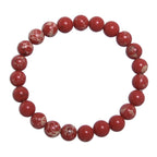 Composed Red Emperor Stretch Bracelet B2057-8MM