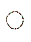 Mixed Stone Stretch Bracelets B2075-4MM