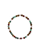 Mixed Stone Stretch Bracelets B2075-4MM