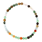 Mixed Stone Stretch Bracelets B2075-6MM