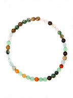 Mixed Stone Stretch Bracelets B2075-6MM