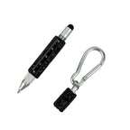 Multi Functional Pen Stylus and Tools Ceramic Rhinestones Keychain CR0113