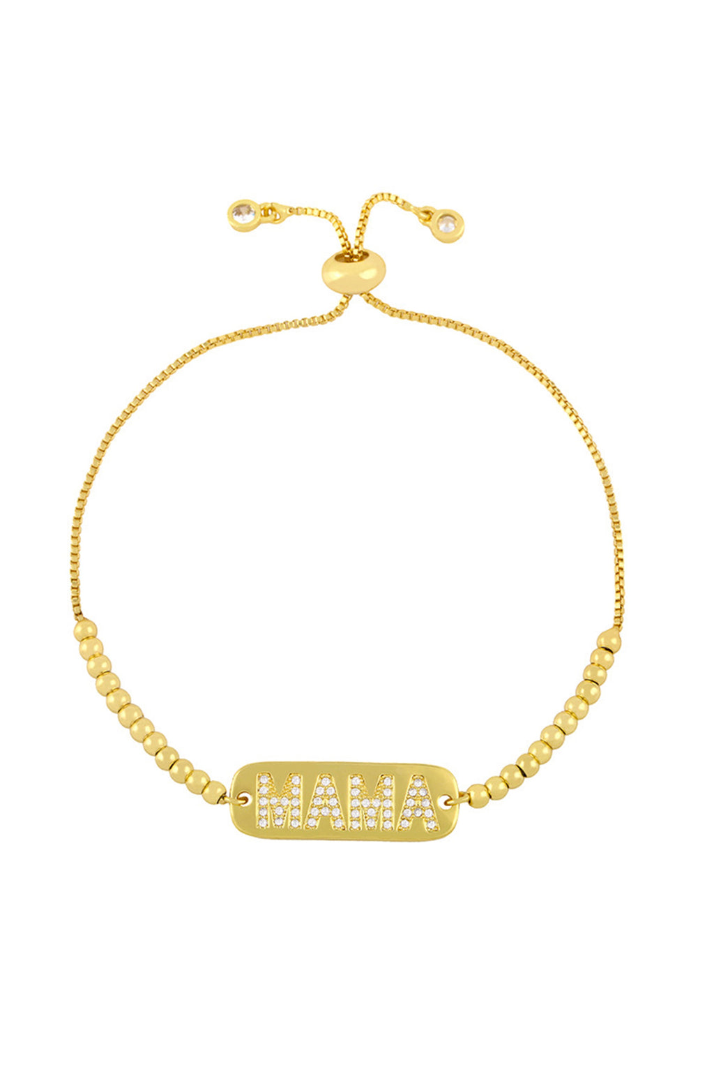 MAMA Zircon Chains Bracelets B2670
