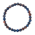Blue Orange Granite Stone Stretch Bracelet B2930-6MM