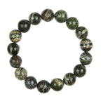 Green Zebra Jasper Stone Stretch Bracelet B2978-8MM