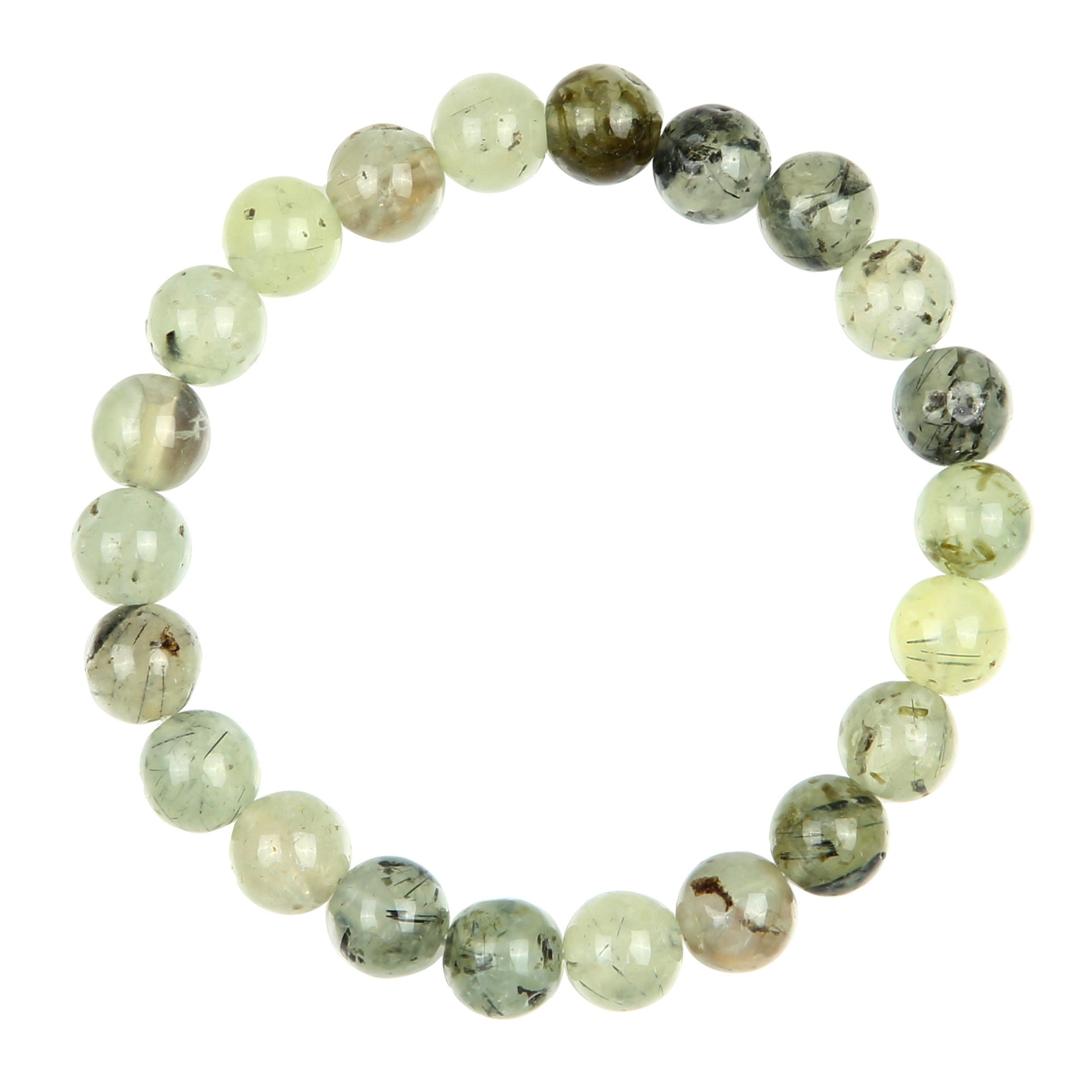 Chiltonite Stone Stretch Bracelet B2980-8MM