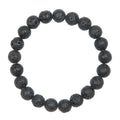 Lava Stone Stretch Men Bracelet B3229-10MM