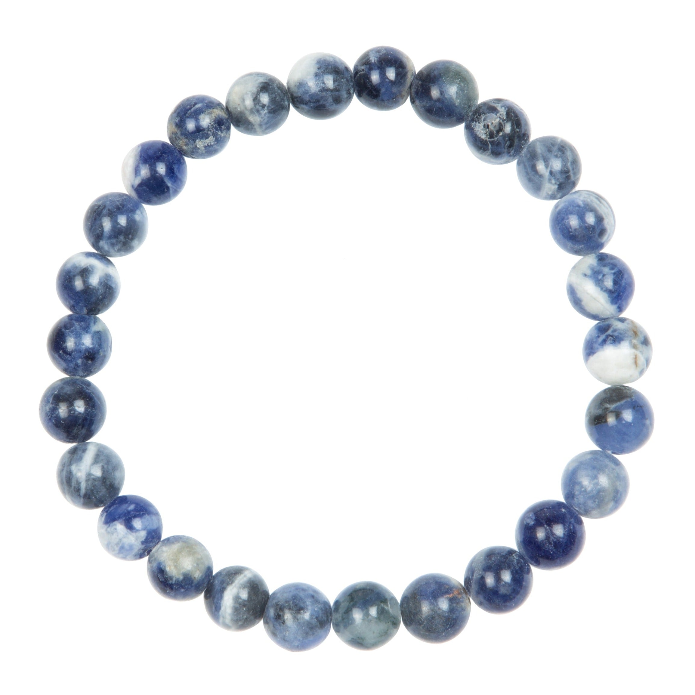 Sodo Lite Stone Stretch Men's Bracelet B3236-8MM
