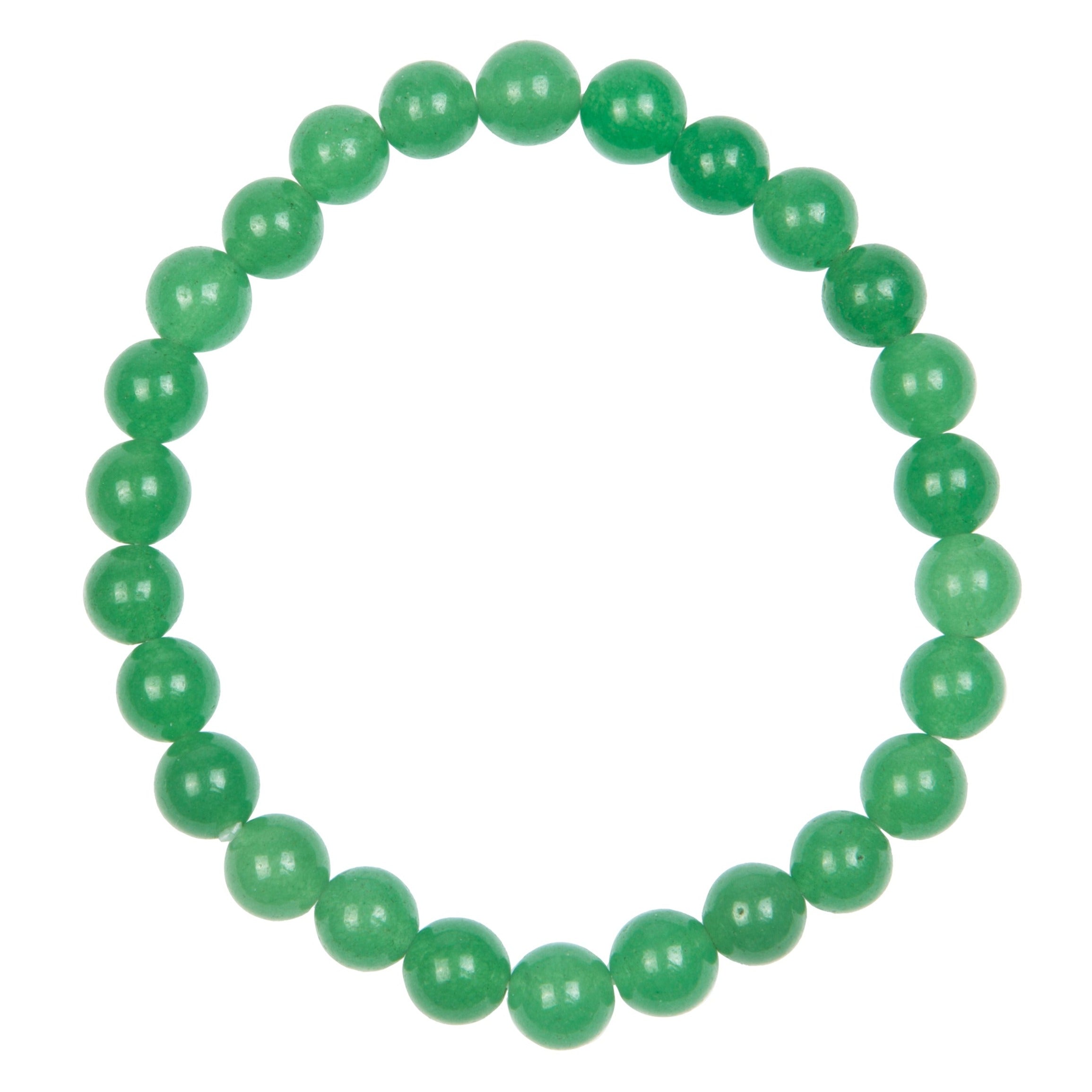 Green Aventurine Stone Stretch Men Bracelet B3240-8MM