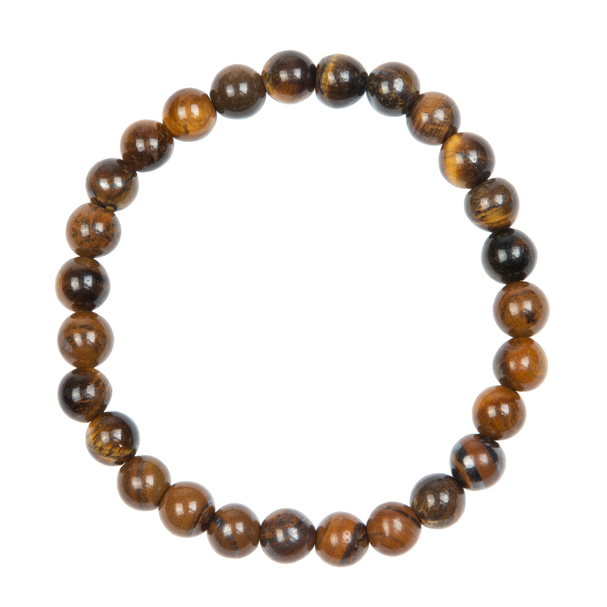 Tiger Eye Stone Stretch Kids Bracelet B3247-6MM
