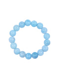 Blue Jade Stone Stretch Bracelets B3434-12MM