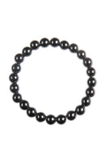 Golden Hematite Bead Stretch Bracelet B3443-Black-8MM