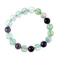 Fluorite Stone Stretch Bracelet B3447-10MM