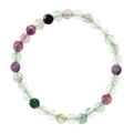 Fluorite Stone Stretch Bracelet B3447-6MM