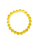 Yellow Jasper Bead Stretch Bracelet B3449-8MM