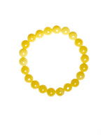 Yellow Jasper Bead Stretch Bracelet B3449-8MM
