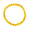 Yellow Jasper Bead Stretch Bracelet B3449-6MM