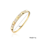 Cubic Zirconia Copper Bracelet B3465