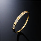 Cubic Zirconia Copper Bracelet B3465