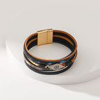 Evil Eye Rhinestone Magnetic Bracelets B3565