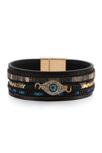 Evil Eye Rhinestone Magnetic Bracelets B3565