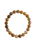 Yellow Agate Stone Stretch Bracelet B3592-8MM