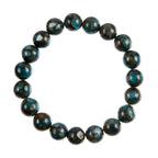 Blue Cloisonne Stone Stretch Stretch Bracelet B3599-6MM