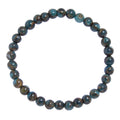 Blue Cloisonne Stone Stretch Stretch Bracelet B3599-6MM