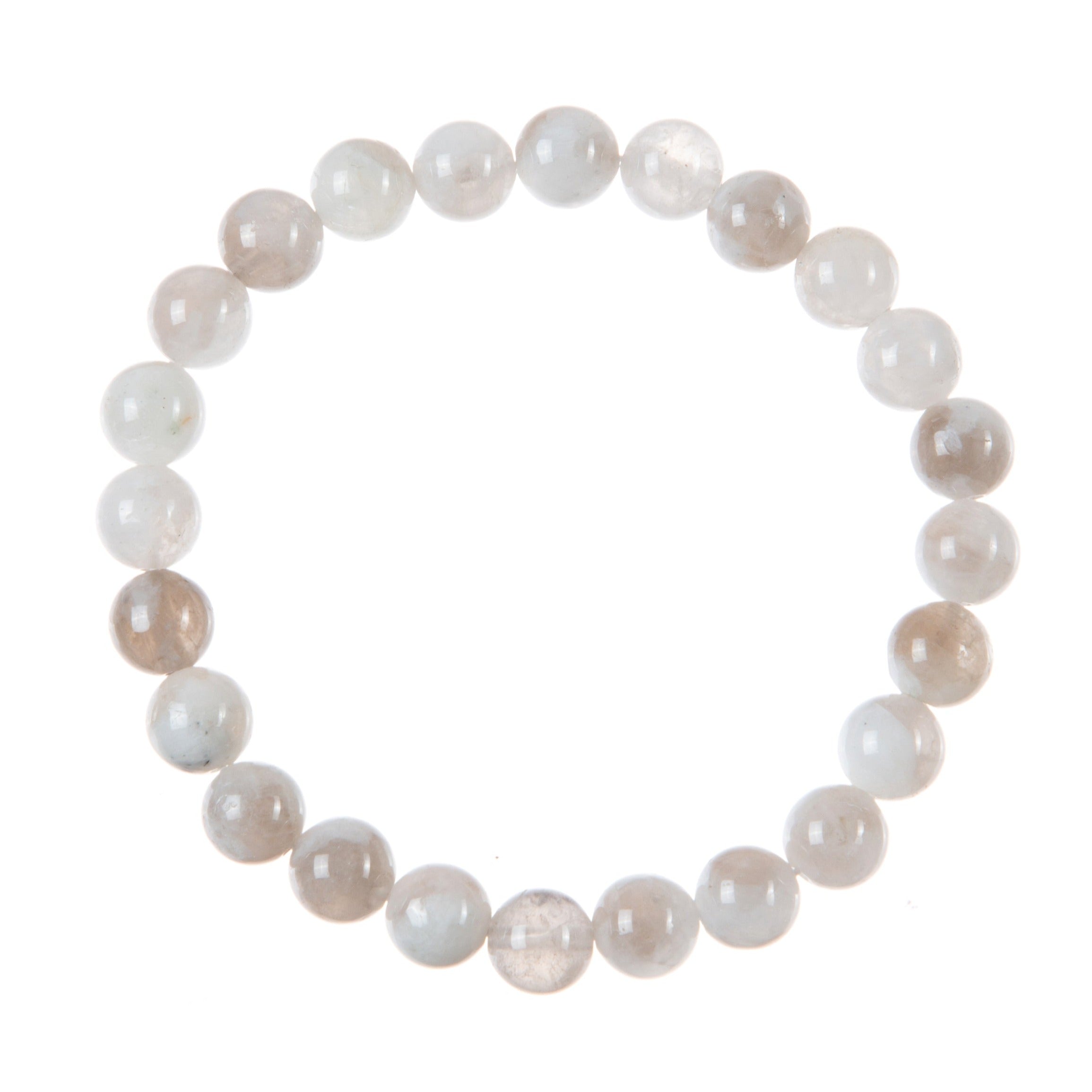 Moon Stone Stretch Bracelet B3635-8MM