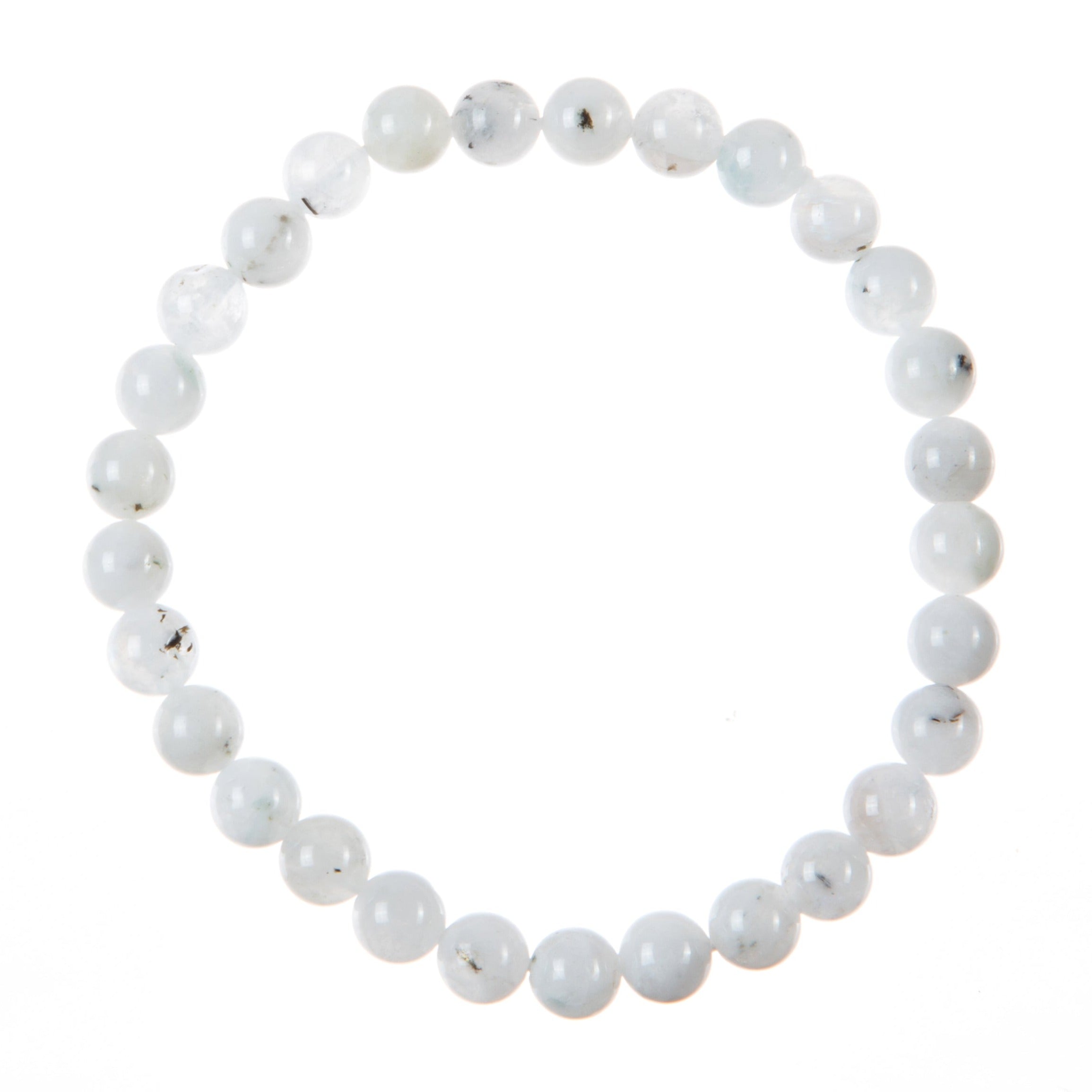 Blue Moon Stone-AB Stretch Bracelet B3637-6MM