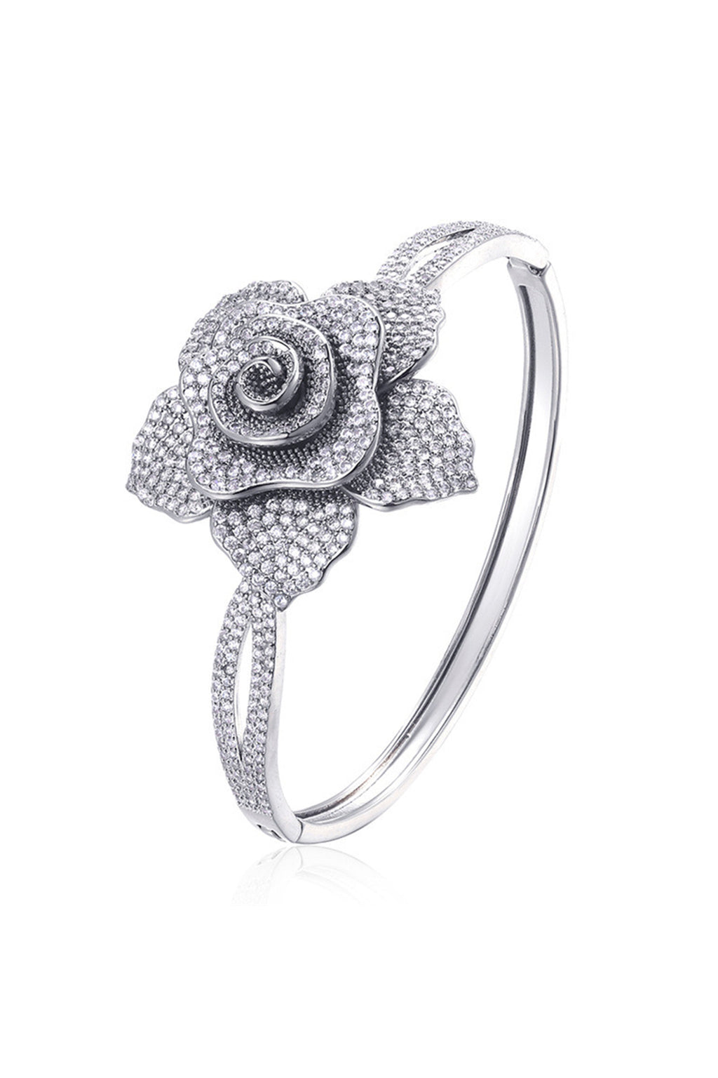 Flower Cubic Zirconia Bracelet B3641