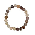 Violet Japer Stone Stretch Bracelet B3710-8MM