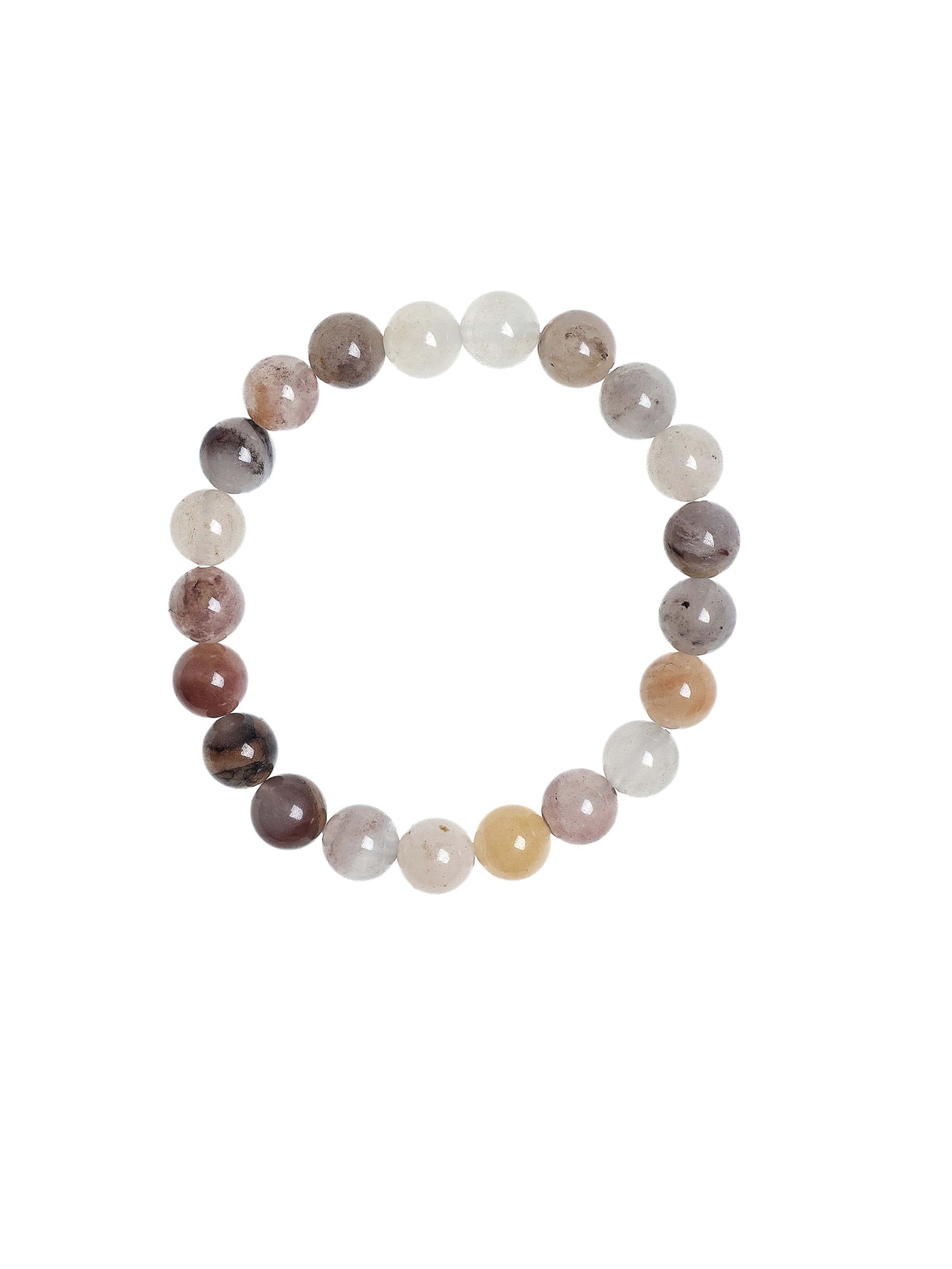 Violet Jasper Stone Stretch Bracelet B3710-8MM