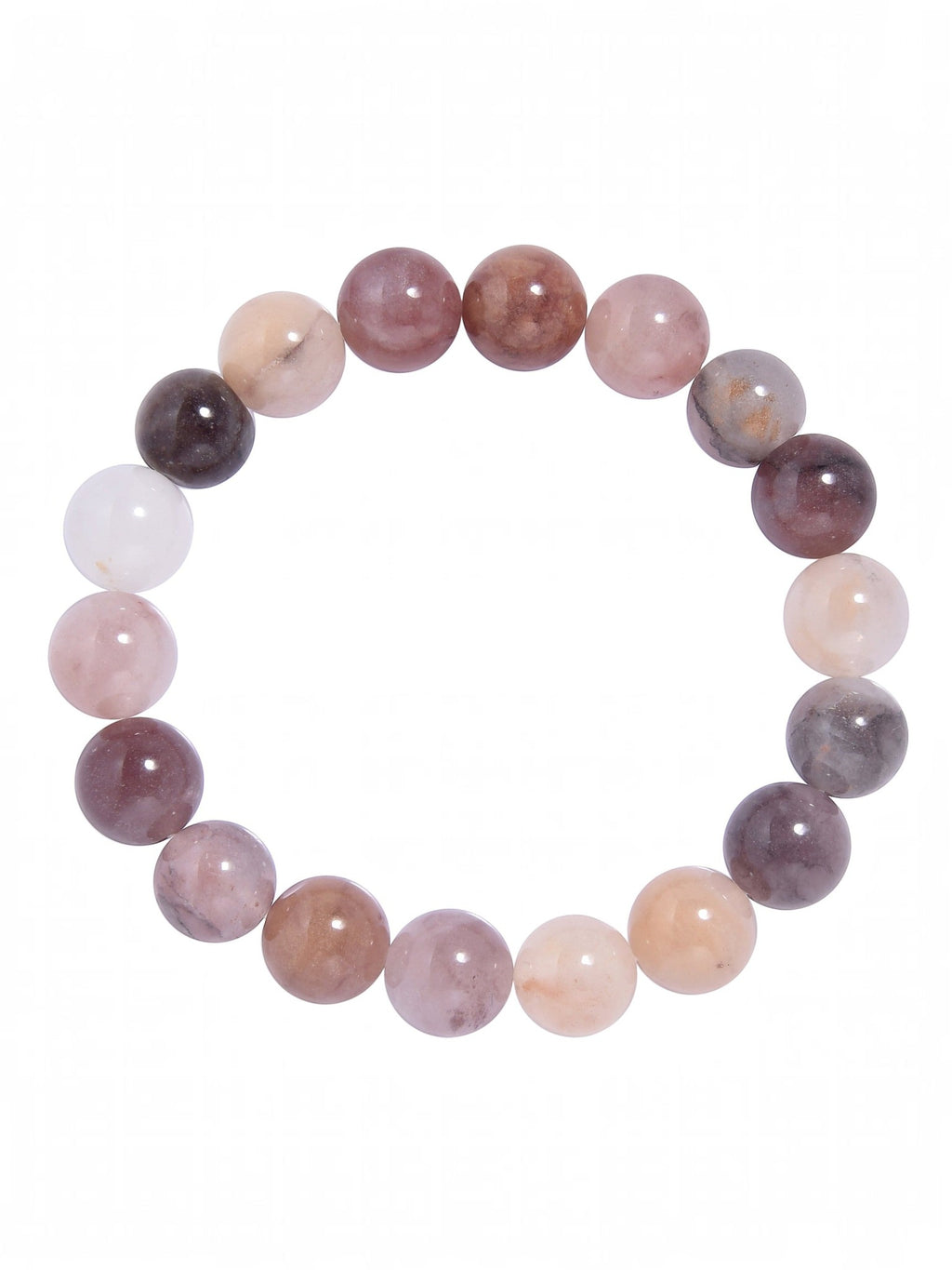 Violet Japer Stone Stretch Bracelet B3710-10MM