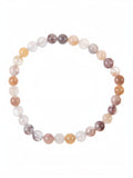 Violet Japer Stone Stretch Bracelet B3710-6MM
