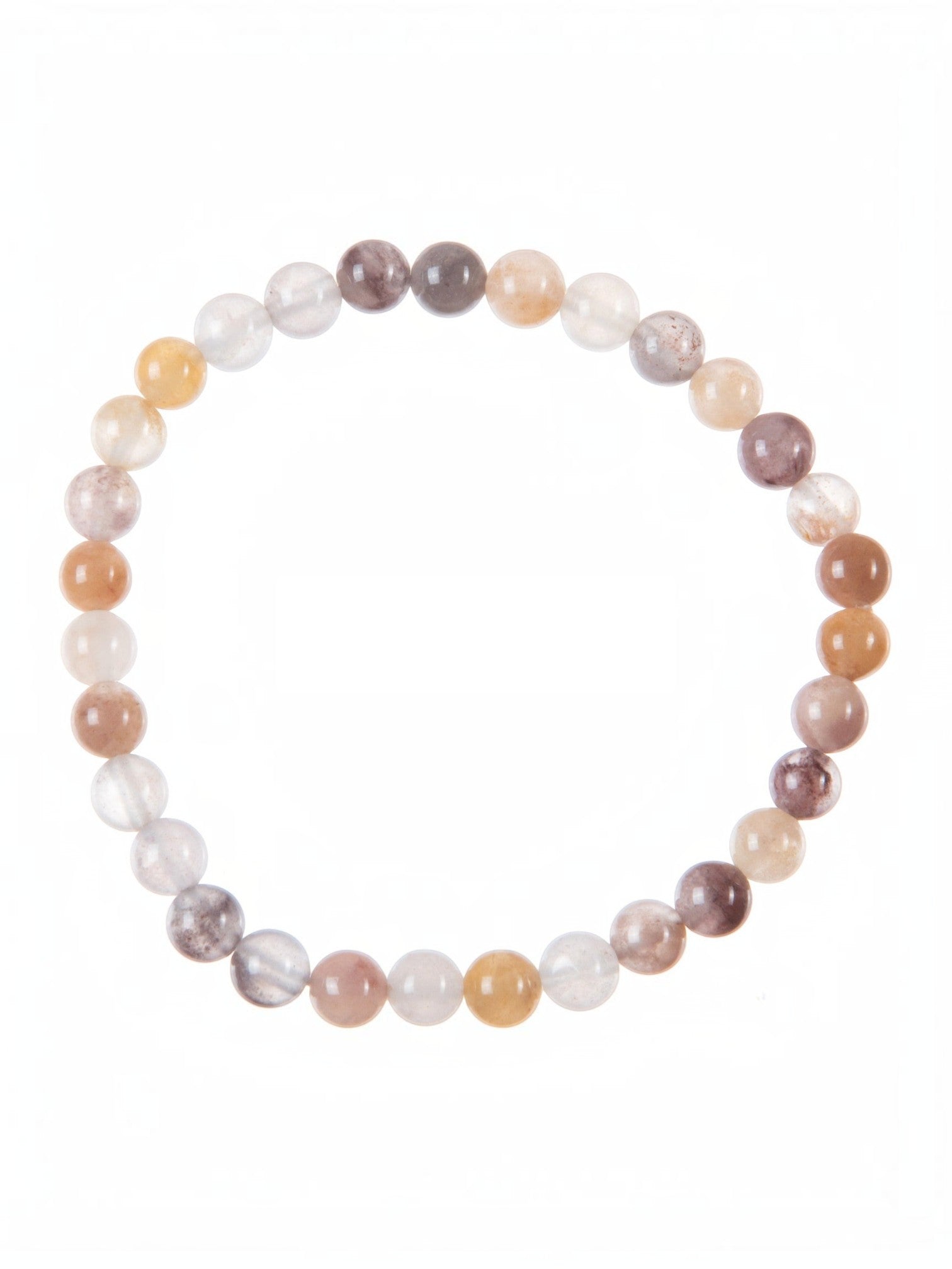 Violet Japer Stone Stretch Bracelet B3710-6MM