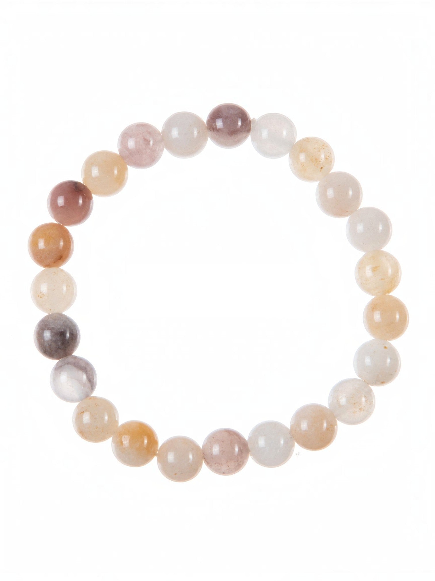 Violet Japer Stone Stretch Bracelet B3710-8MM