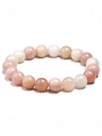 Pink Opal Stone Stretch Bracelet B3713-10MM