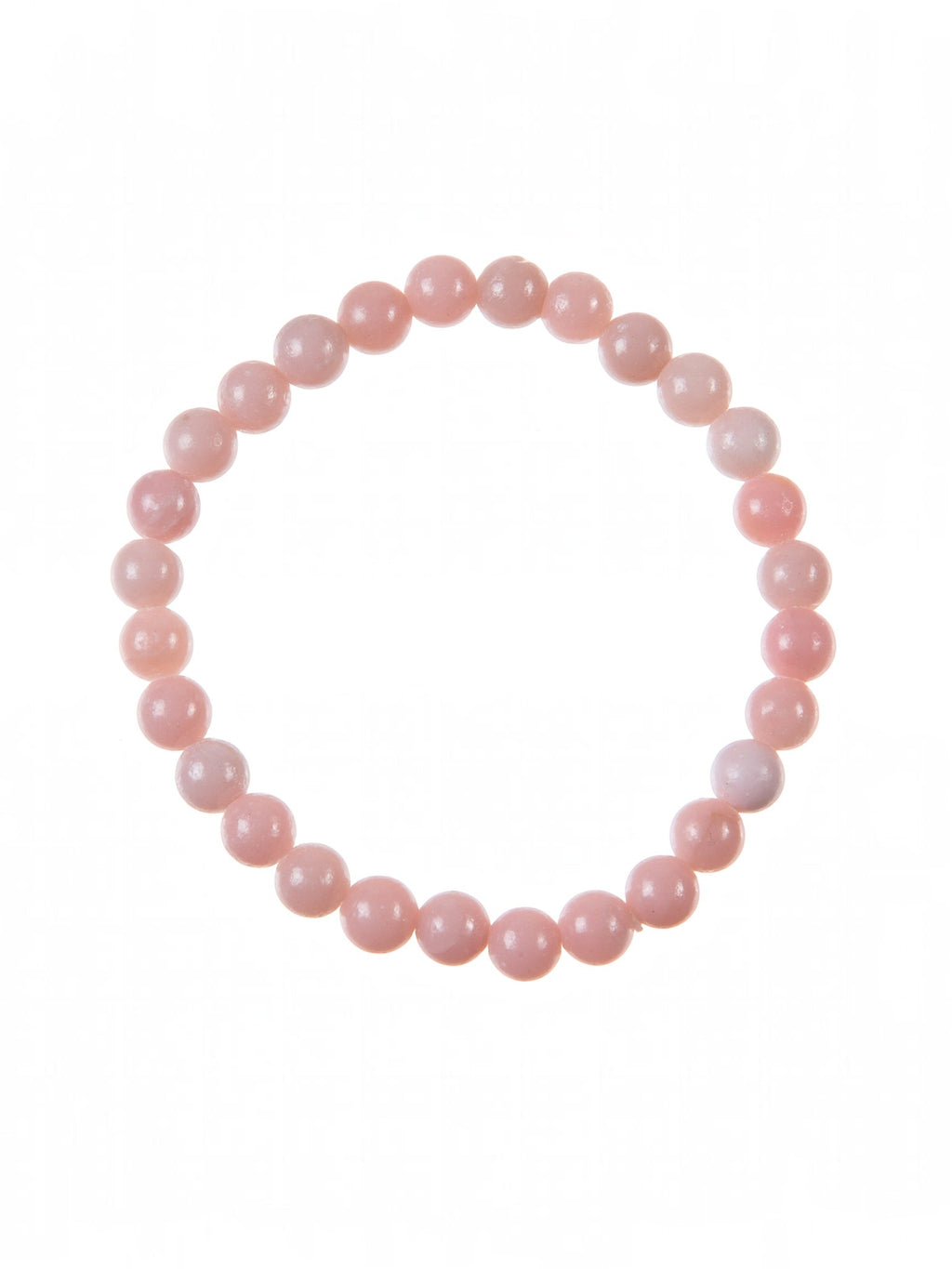 Pink Opal Stone Stretch Bracelet B3713-10MM