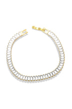 Cubic Zirconia Chain Bracelet B3731