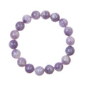 Lepidolite Stone Stretch Bracelet B3803-10MM
