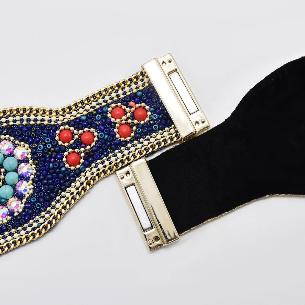 Behemia Seed Bead Magnetic Bracelet B3879