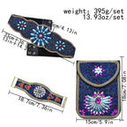 Behemia Seed Bead Magnetic Bracelet B3879