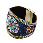 Behemia Seed Bead Magnetic Bracelet B3879