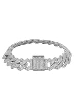 Rhombus Cubic Zirconia Chains Bracelet B3885