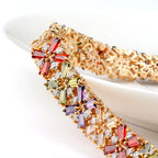 Geometry Cubic Zirconia Bracelet B3923