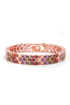 Geometry Cubic Zirconia Bracelet B3925